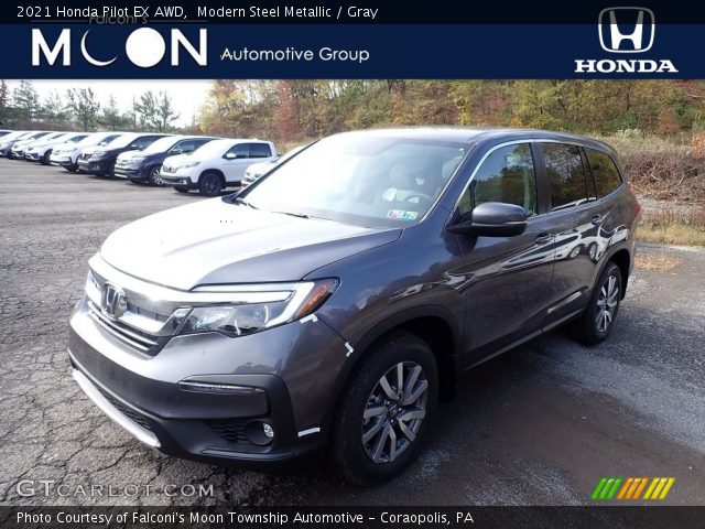 2021 Honda Pilot EX AWD in Modern Steel Metallic