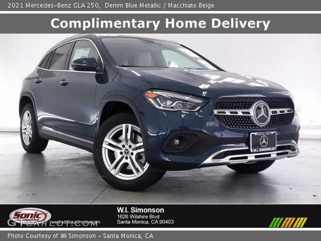 2021 Mercedes-Benz GLA 250 in Denim Blue Metallic