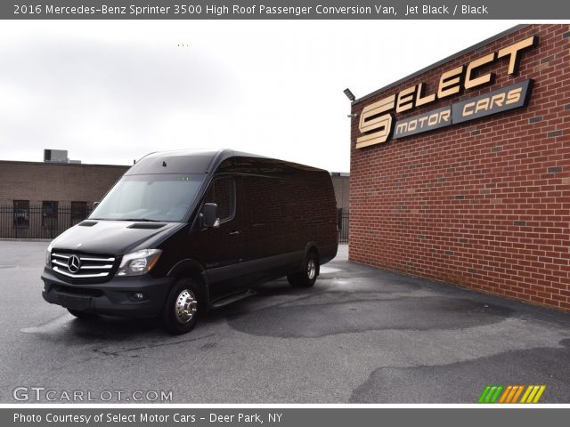 2016 Mercedes-Benz Sprinter 3500 High Roof Passenger Conversion Van in Jet Black