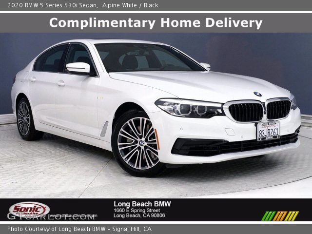 2020 BMW 5 Series 530i Sedan in Alpine White