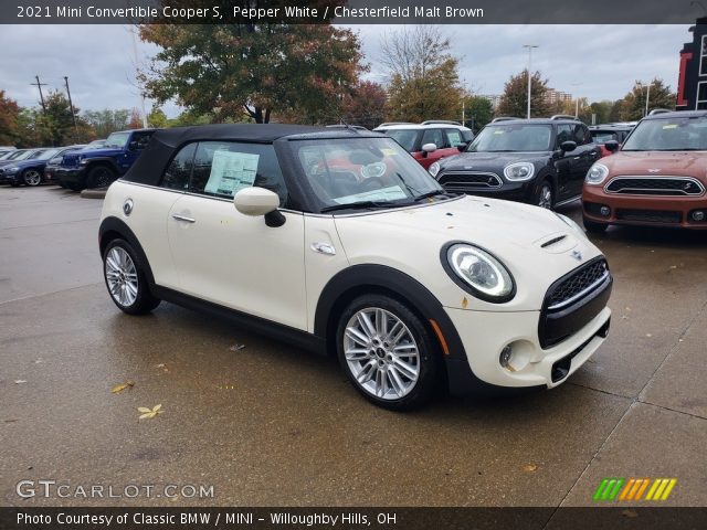 2021 Mini Convertible Cooper S in Pepper White