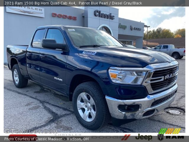 2021 Ram 1500 Big Horn Quad Cab 4x4 in Patriot Blue Pearl