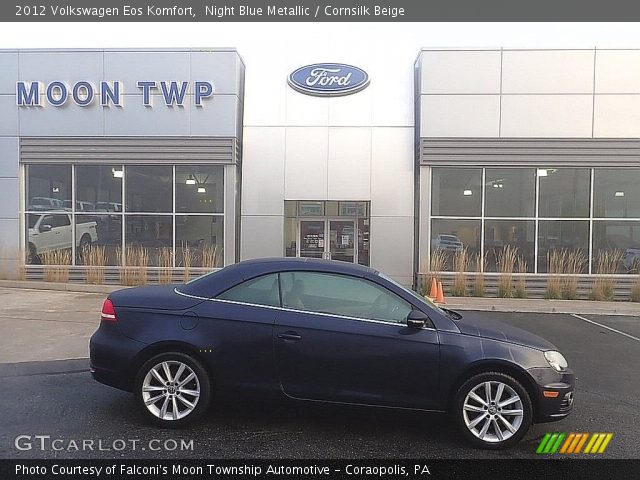 2012 Volkswagen Eos Komfort in Night Blue Metallic