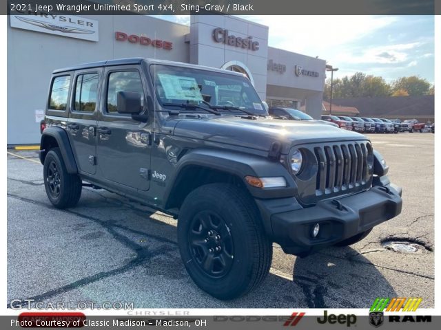 2021 Jeep Wrangler Unlimited Sport 4x4 in Sting-Gray