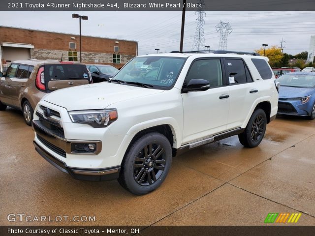 2021 Toyota 4Runner Nightshade 4x4 in Blizzard White Pearl