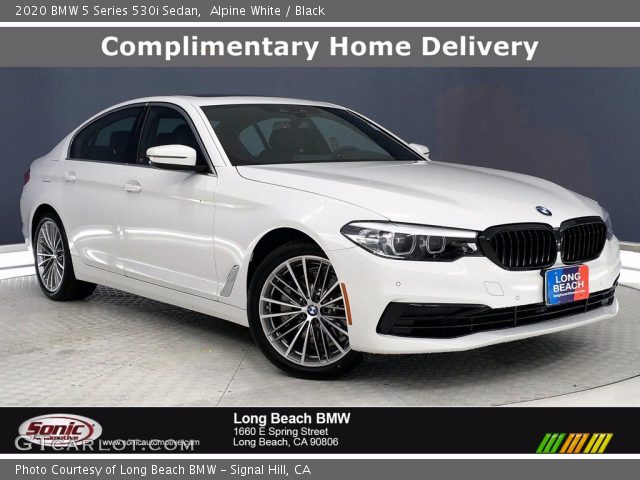2020 BMW 5 Series 530i Sedan in Alpine White