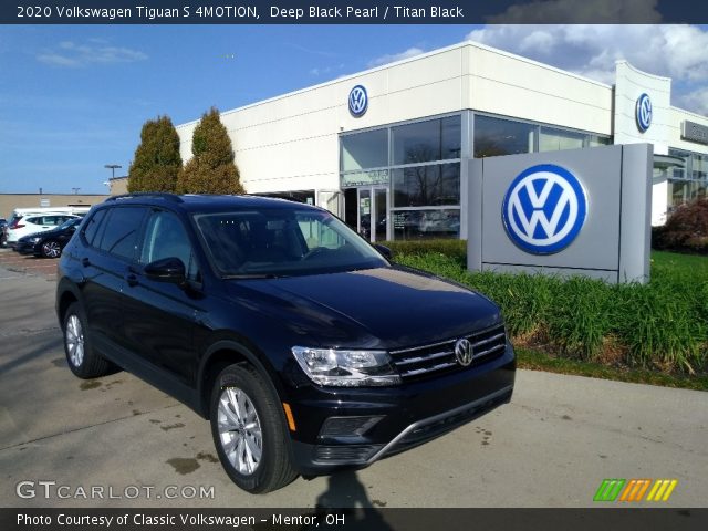 2020 Volkswagen Tiguan S 4MOTION in Deep Black Pearl