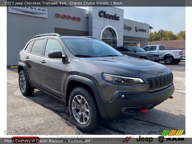 2021 Jeep Cherokee Traihawk 4x4 in Granite Crystal Metallic