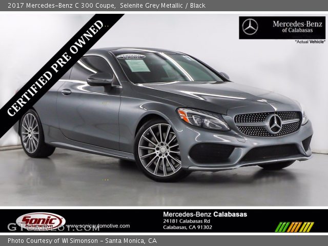 2017 Mercedes-Benz C 300 Coupe in Selenite Grey Metallic