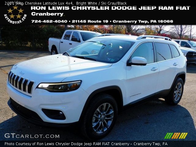 2021 Jeep Cherokee Latitude Lux 4x4 in Bright White