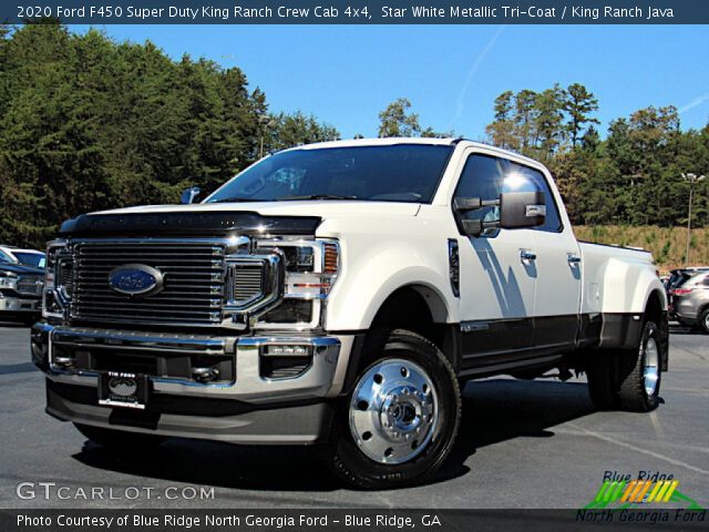 2020 Ford F450 Super Duty King Ranch Crew Cab 4x4 in Star White Metallic Tri-Coat
