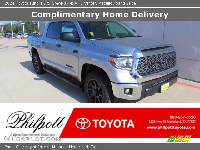 2021 Toyota Tundra SR5 CrewMax 4x4 in Silver Sky Metallic
