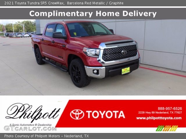 2021 Toyota Tundra SR5 CrewMax in Barcelona Red Metallic