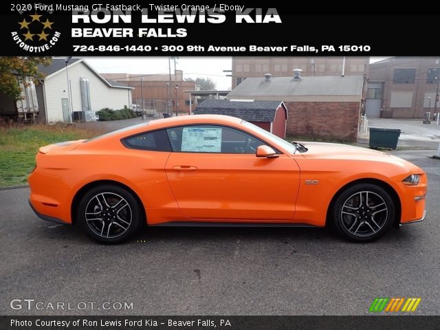 2020 Ford Mustang GT Fastback in Twister Orange