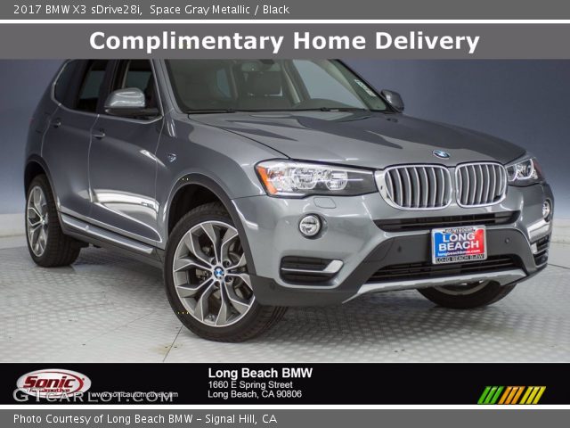 2017 BMW X3 sDrive28i in Space Gray Metallic