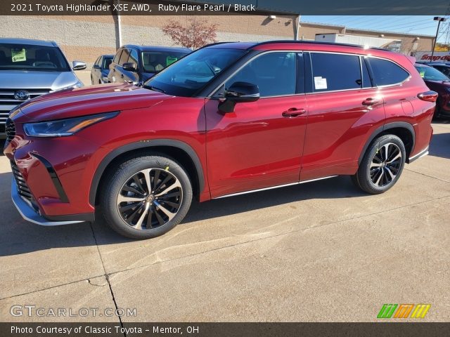 2021 Toyota Highlander XSE AWD in Ruby Flare Pearl