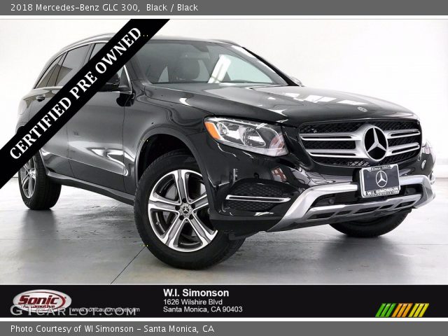 2018 Mercedes-Benz GLC 300 in Black