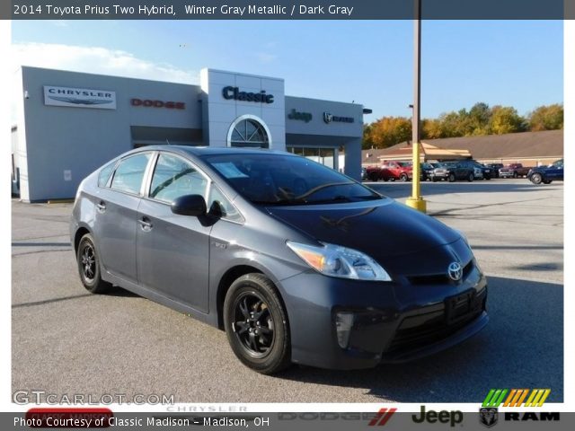 2014 Toyota Prius Two Hybrid in Winter Gray Metallic