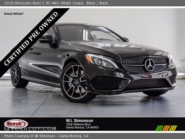 2018 Mercedes-Benz C 43 AMG 4Matic Coupe in Black