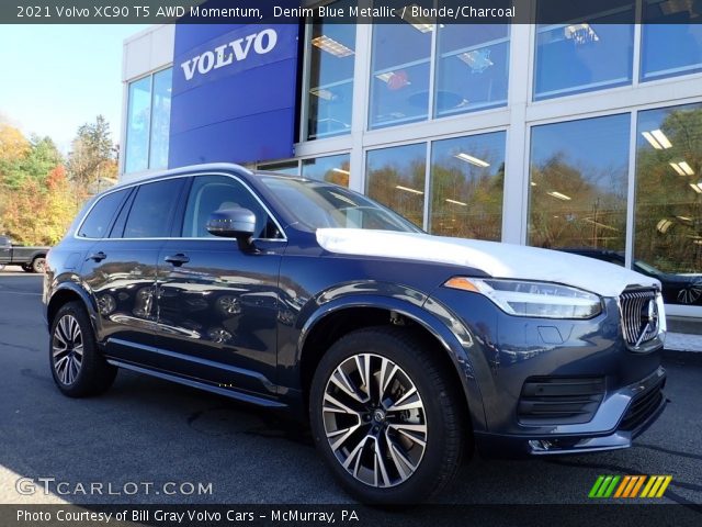 2021 Volvo XC90 T5 AWD Momentum in Denim Blue Metallic