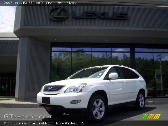 2007 Lexus RX 350 AWD in Crystal White