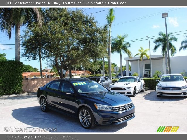 2018 Volkswagen Passat R-Line in Tourmaline Blue Metallic