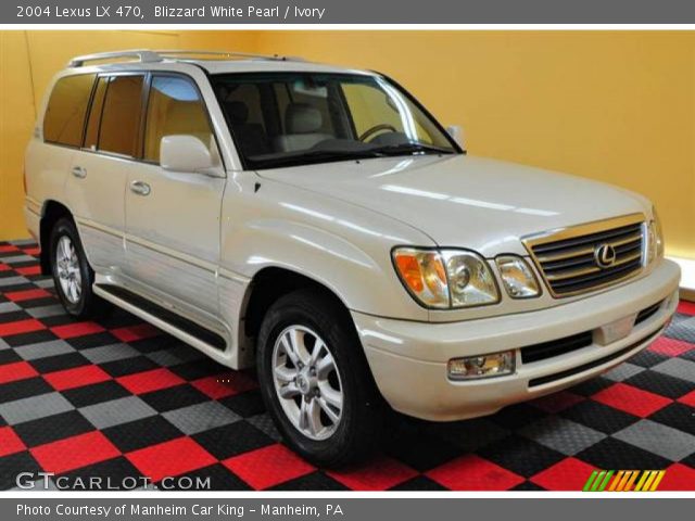 2004 Lexus LX 470 in Blizzard White Pearl