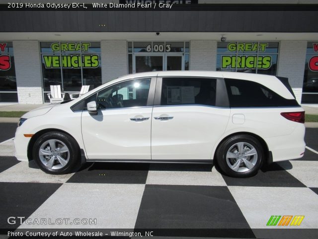 2019 Honda Odyssey EX-L in White Diamond Pearl