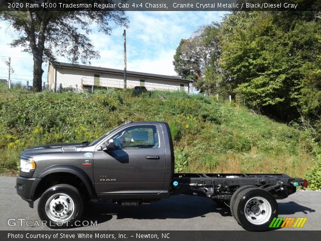 2020 Ram 4500 Tradesman Regular Cab 4x4 Chassis in Granite Crystal Metallic