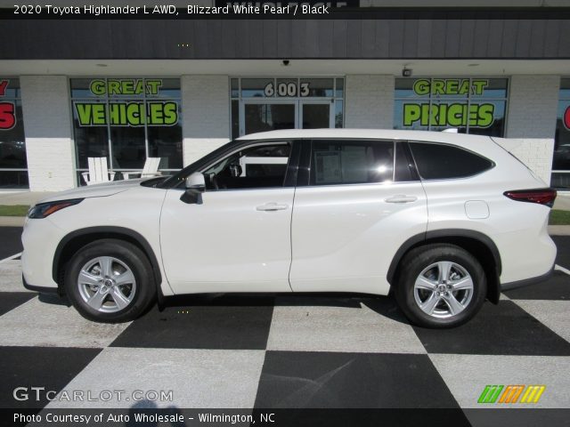 2020 Toyota Highlander L AWD in Blizzard White Pearl