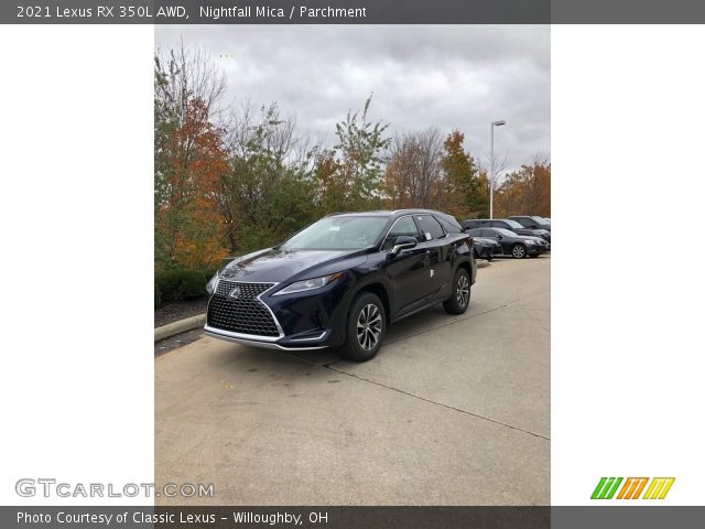 2021 Lexus RX 350L AWD in Nightfall Mica