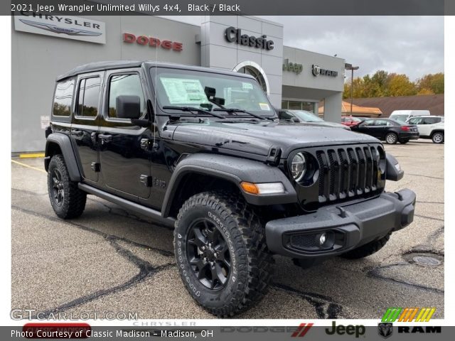 2021 Jeep Wrangler Unlimited Willys 4x4 in Black