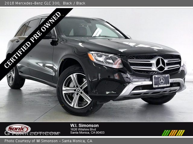 2018 Mercedes-Benz GLC 300 in Black