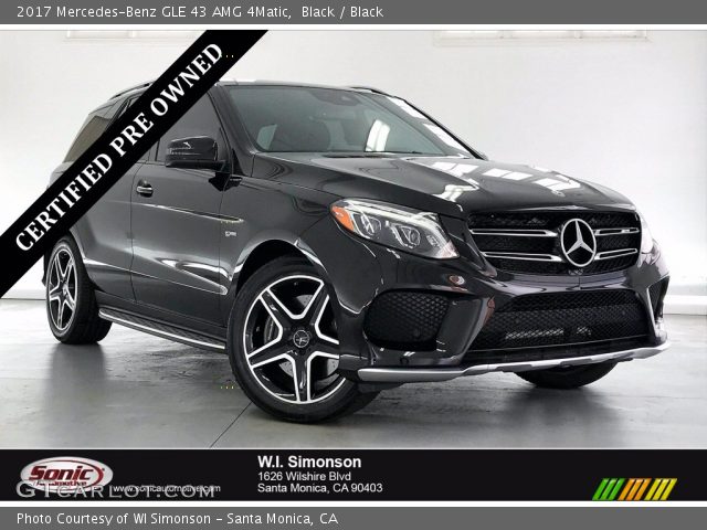 2017 Mercedes-Benz GLE 43 AMG 4Matic in Black
