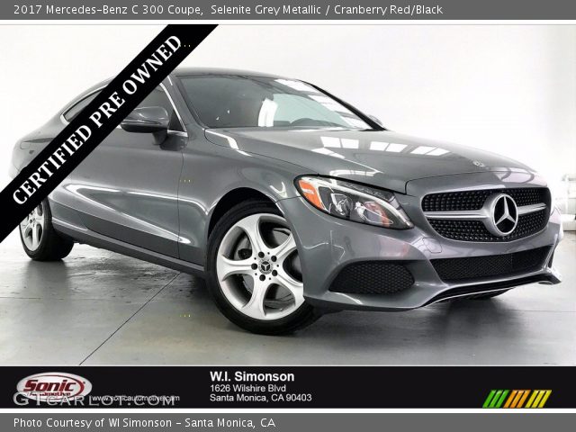 2017 Mercedes-Benz C 300 Coupe in Selenite Grey Metallic