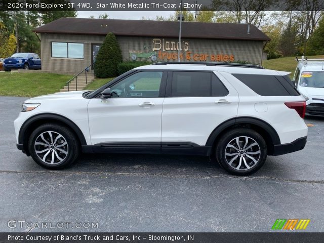2020 Ford Explorer ST 4WD in Star White Metallic Tri-Coat