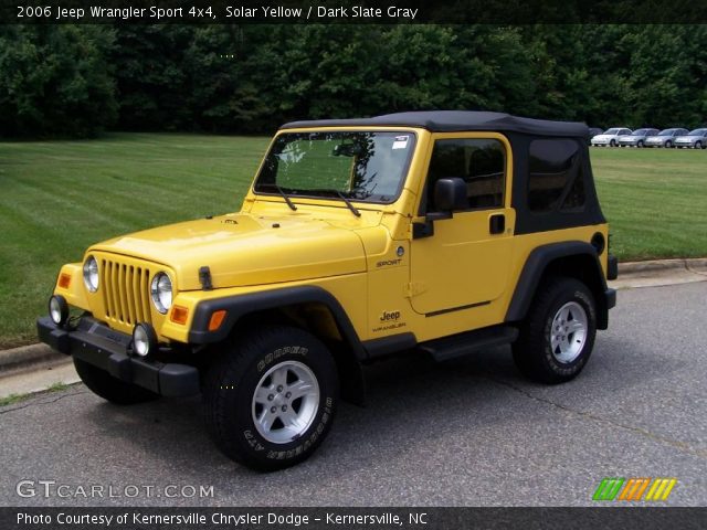 2006 Jeep Wrangler Sport 4x4 in Solar Yellow