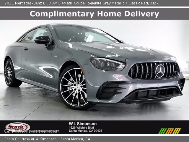 2021 Mercedes-Benz E 53 AMG 4Matic Coupe in Selenite Gray Metallic