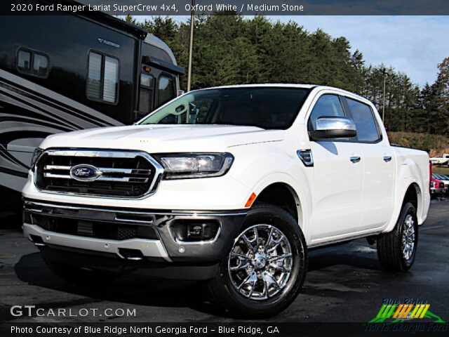 2020 Ford Ranger Lariat SuperCrew 4x4 in Oxford White
