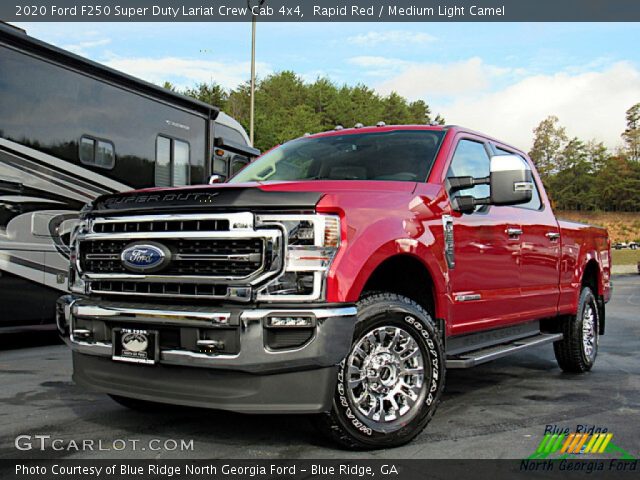 2020 Ford F250 Super Duty Lariat Crew Cab 4x4 in Rapid Red