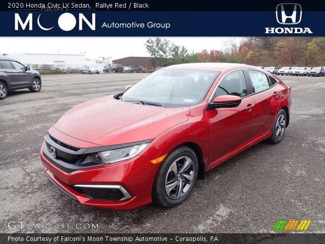 2020 Honda Civic LX Sedan in Rallye Red