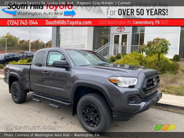 2020 Toyota Tacoma SX Access Cab 4x4 in Magnetic Gray Metallic