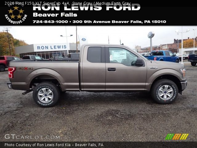 2020 Ford F150 XLT SuperCab 4x4 in Stone Gray
