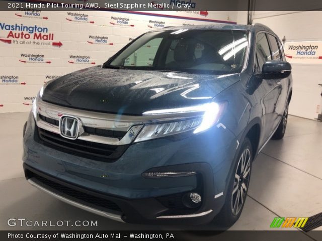 2021 Honda Pilot Touring AWD in Steel Sapphire Metallic