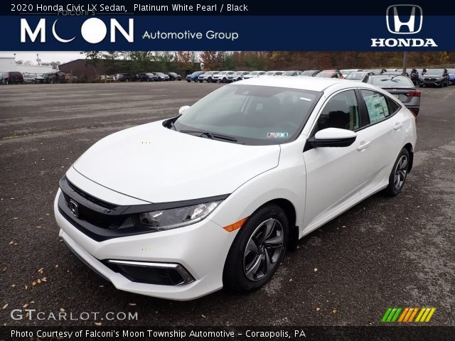 2020 Honda Civic LX Sedan in Platinum White Pearl