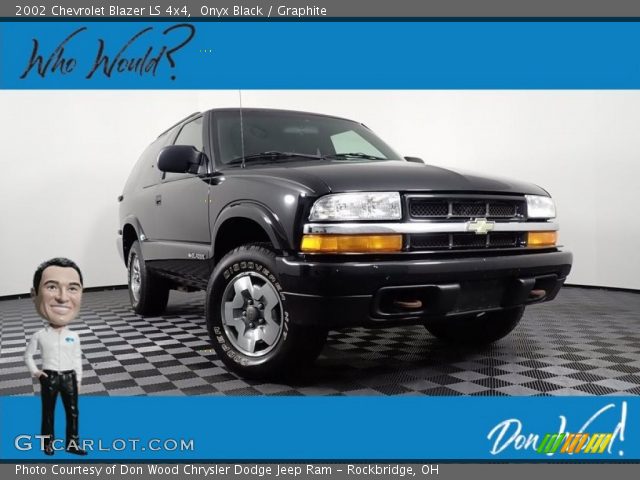 2002 Chevrolet Blazer LS 4x4 in Onyx Black