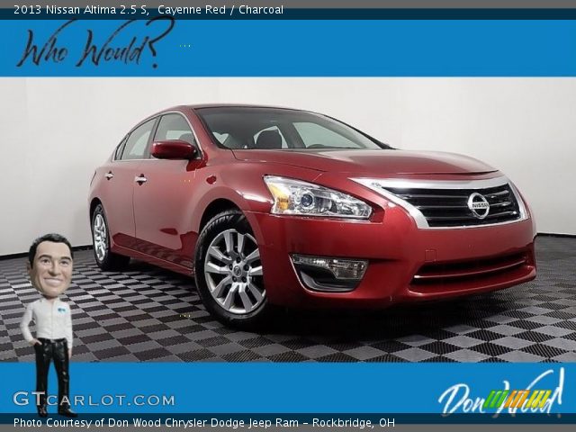 2013 Nissan Altima 2.5 S in Cayenne Red