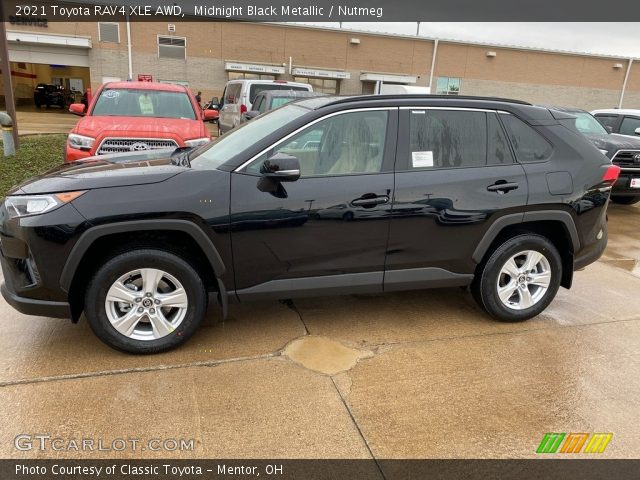 2021 Toyota RAV4 XLE AWD in Midnight Black Metallic