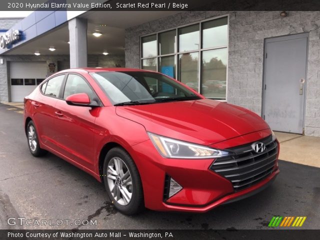 2020 Hyundai Elantra Value Edition in Scarlet Red Pearl
