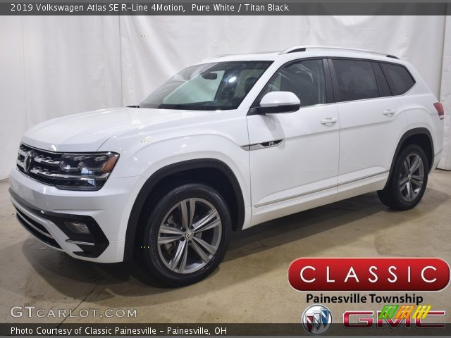 2019 Volkswagen Atlas SE R-Line 4Motion in Pure White